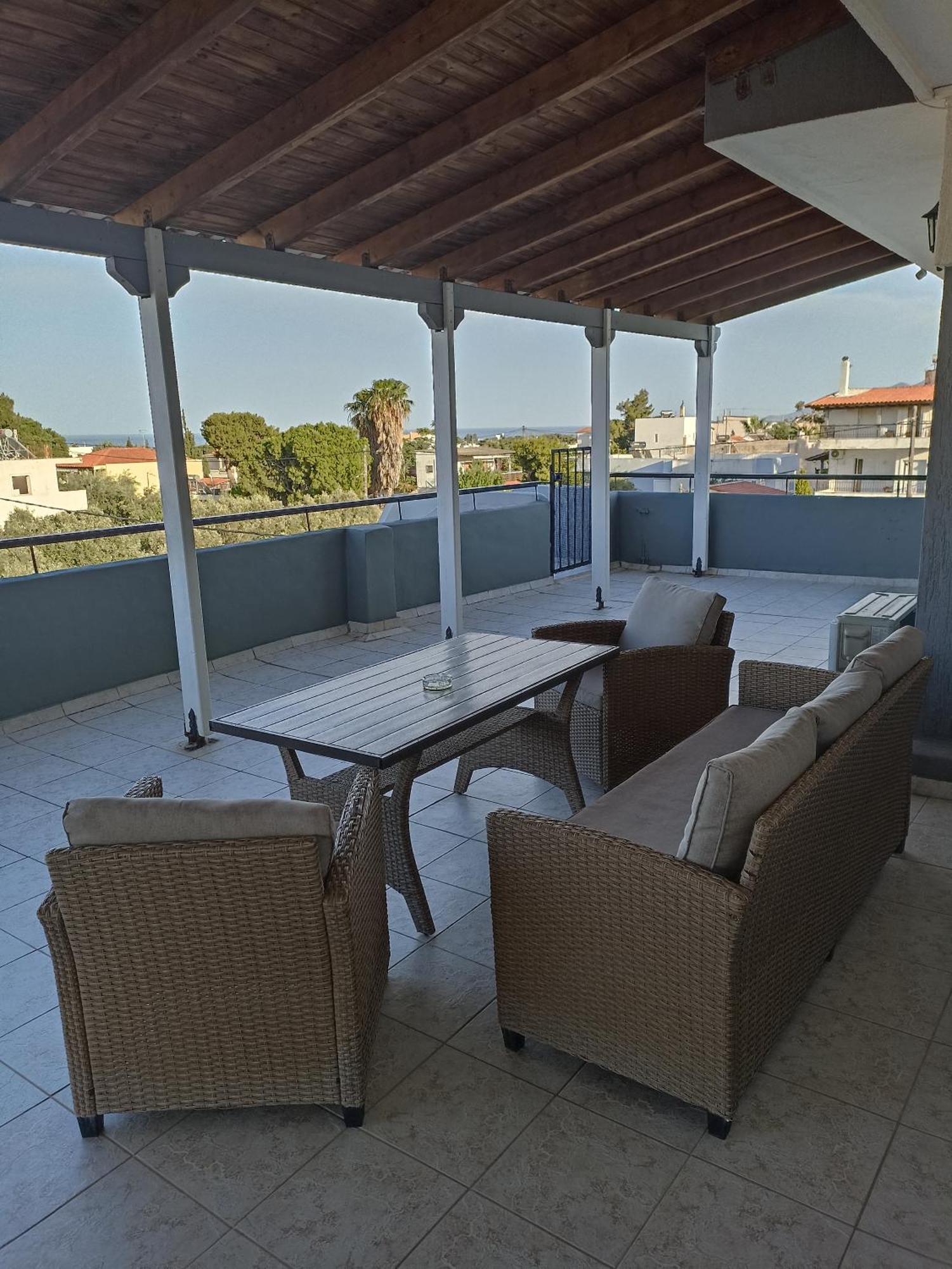 Seven Seas Apartments Loútsa Quarto foto
